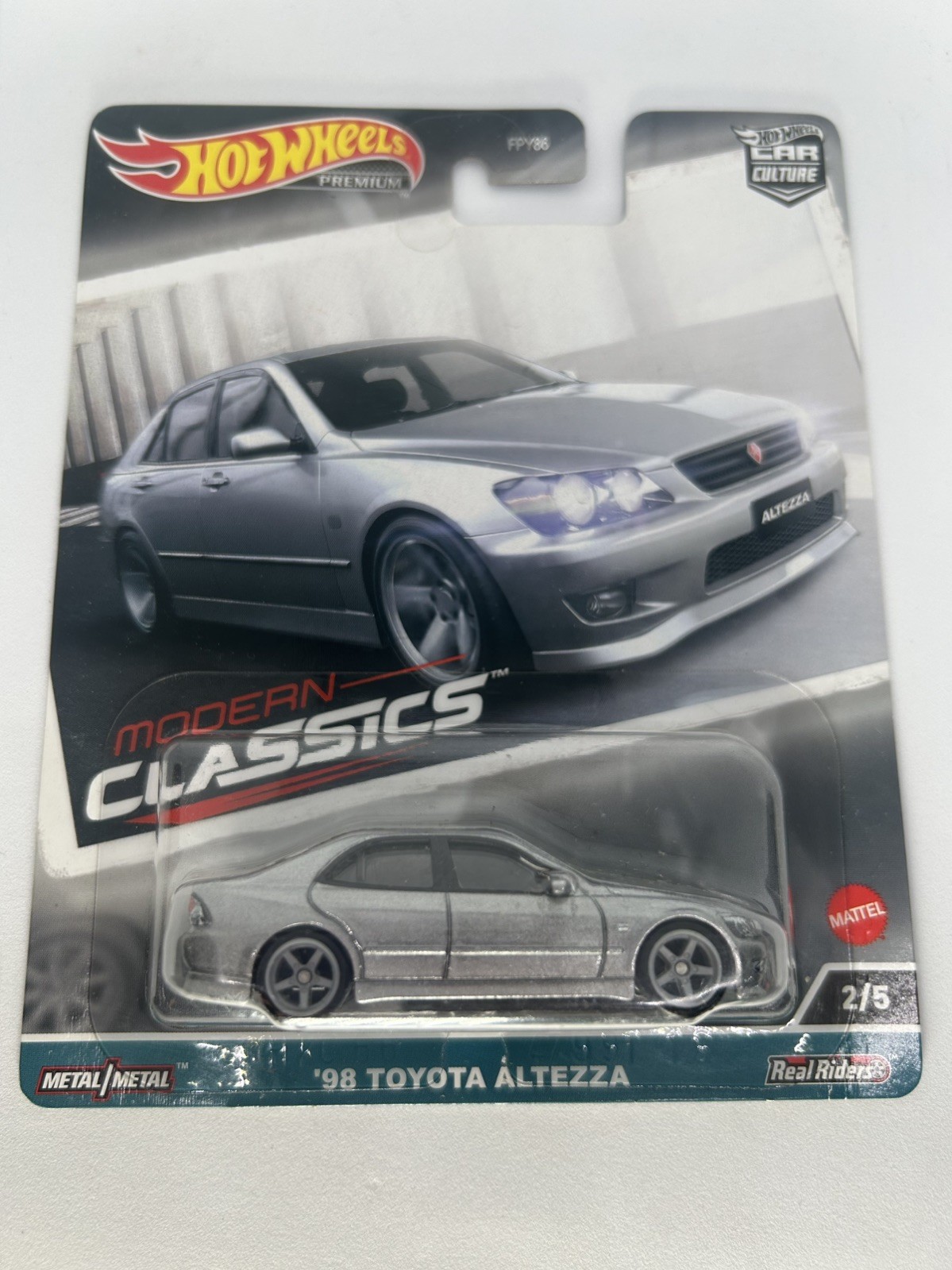 Hot Wheels Premium Modern Classics 98 Toyota Altezza Silver IS200 *Combine Post*