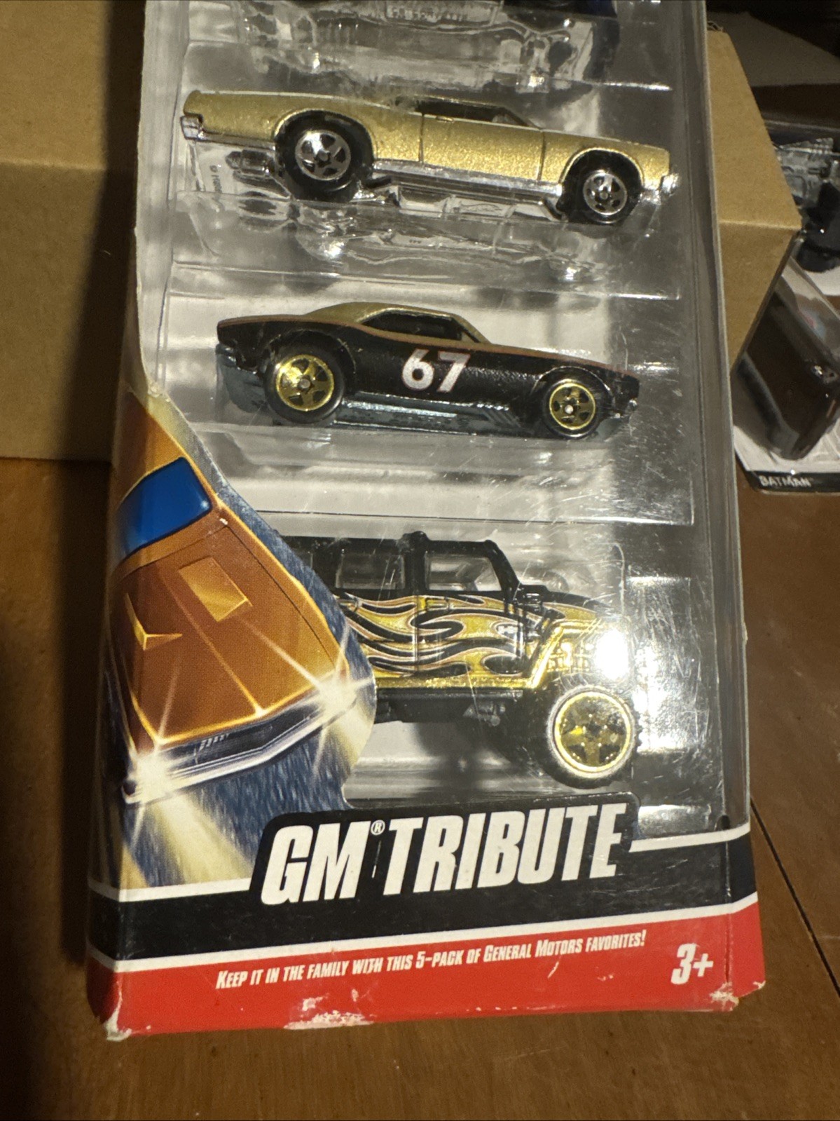 Hotwheels GM Tribute 5 Pack See Pictures For Card Damage