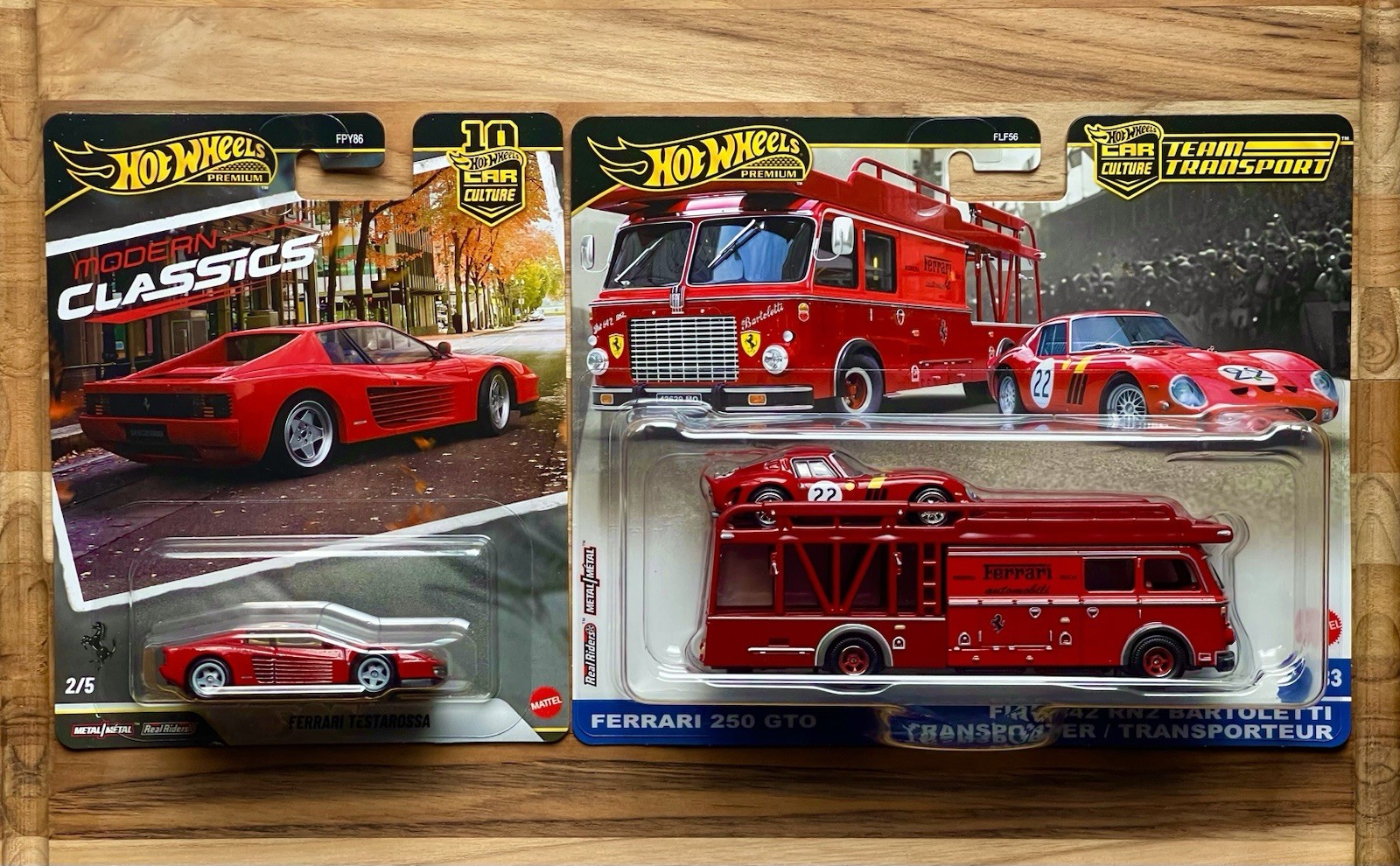 Hot Wheels Premium Ferrari Lot of 6 – 499P LaFerrari F50 250 GTO 330P Testarossa