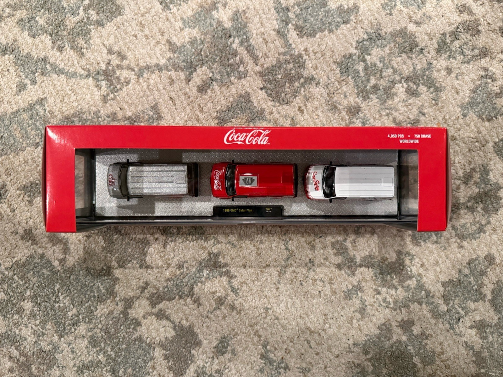 2026 M2 Machines 1996 GMC Safari Van Diet Coke, Coca Cola, Cherry Coke Hauler