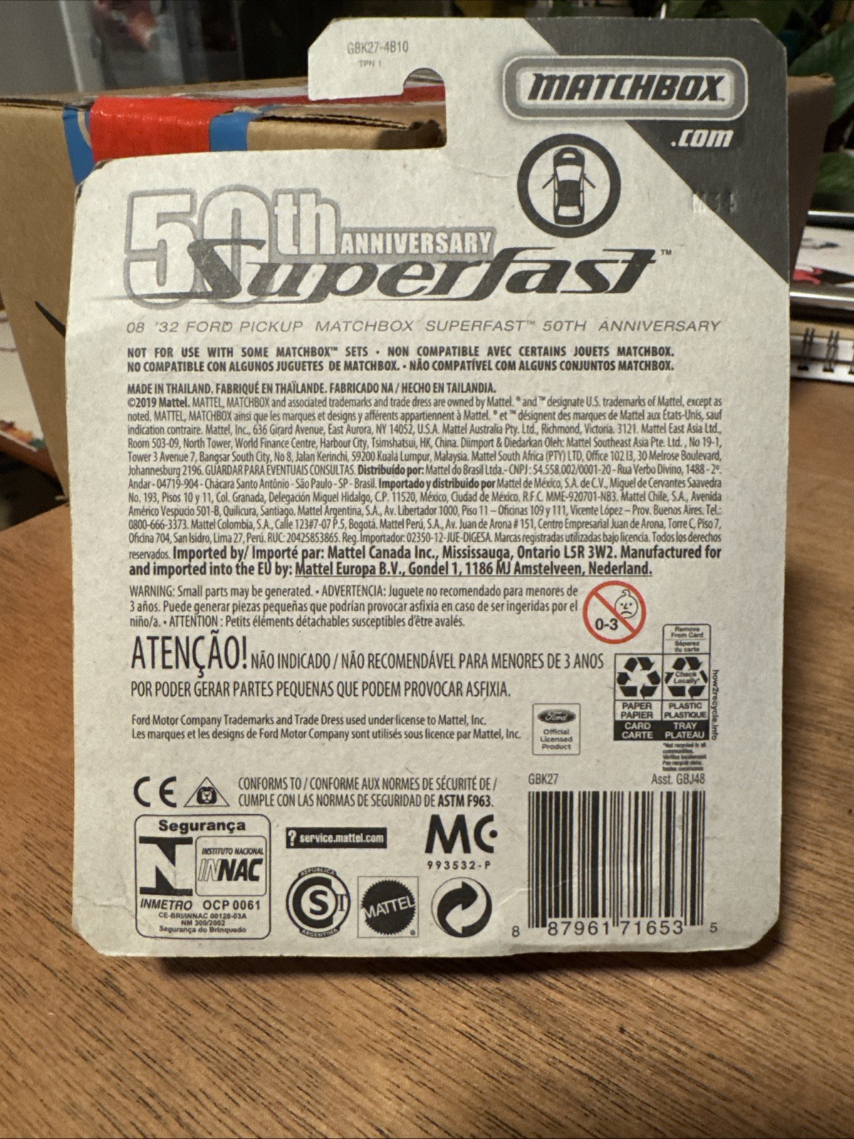 2019 Matchbox Superfast 50th Anniversary #08 ’32 Ford Pickup