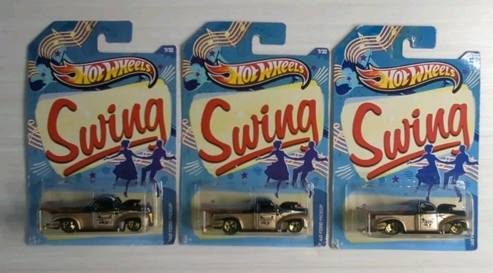 2012 HOT WHEELS JUKEBOX SWING 1940 FORD PICKUP 7/32 ’40 RARE HTF