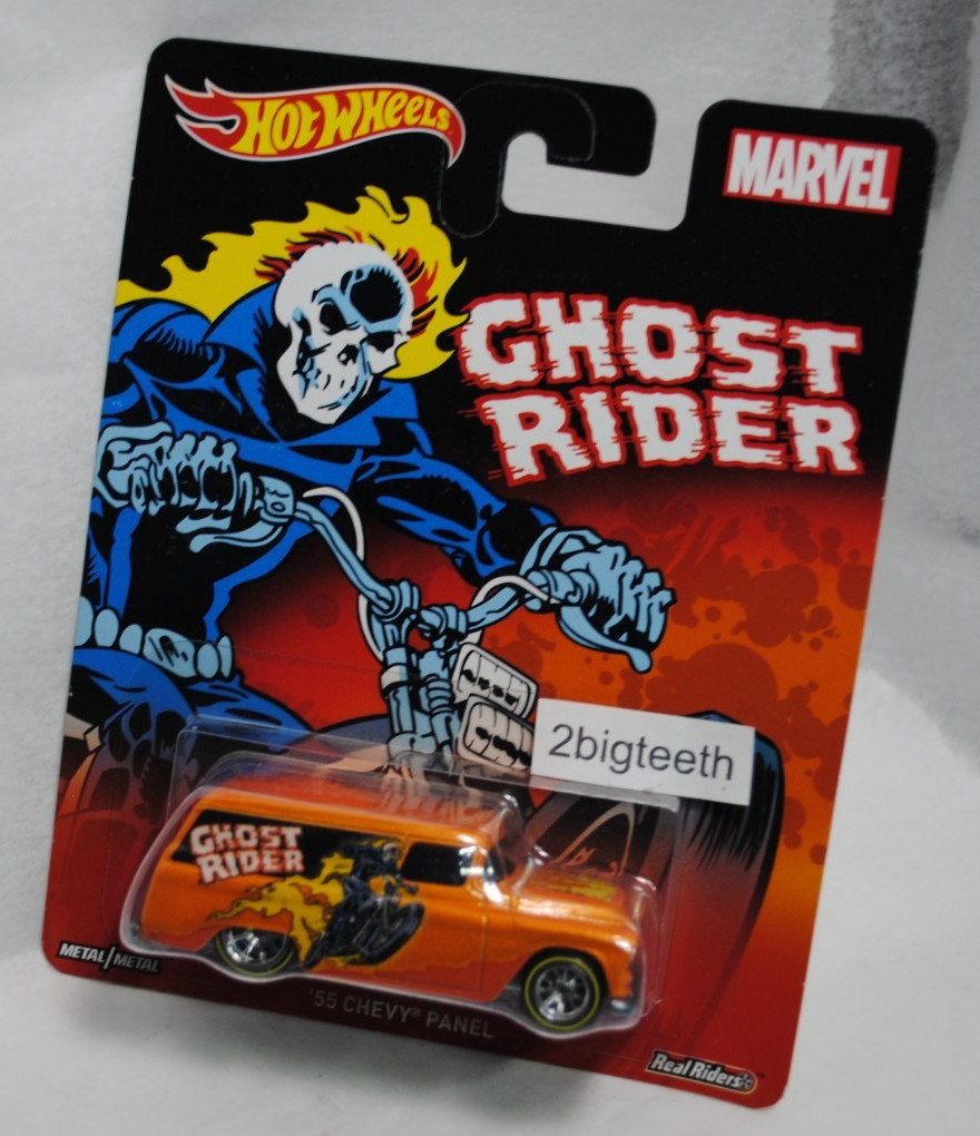 Hot Wheels Marvel Ghost Rider 55 Chevy Panel Truck Real Riders Pop Culture