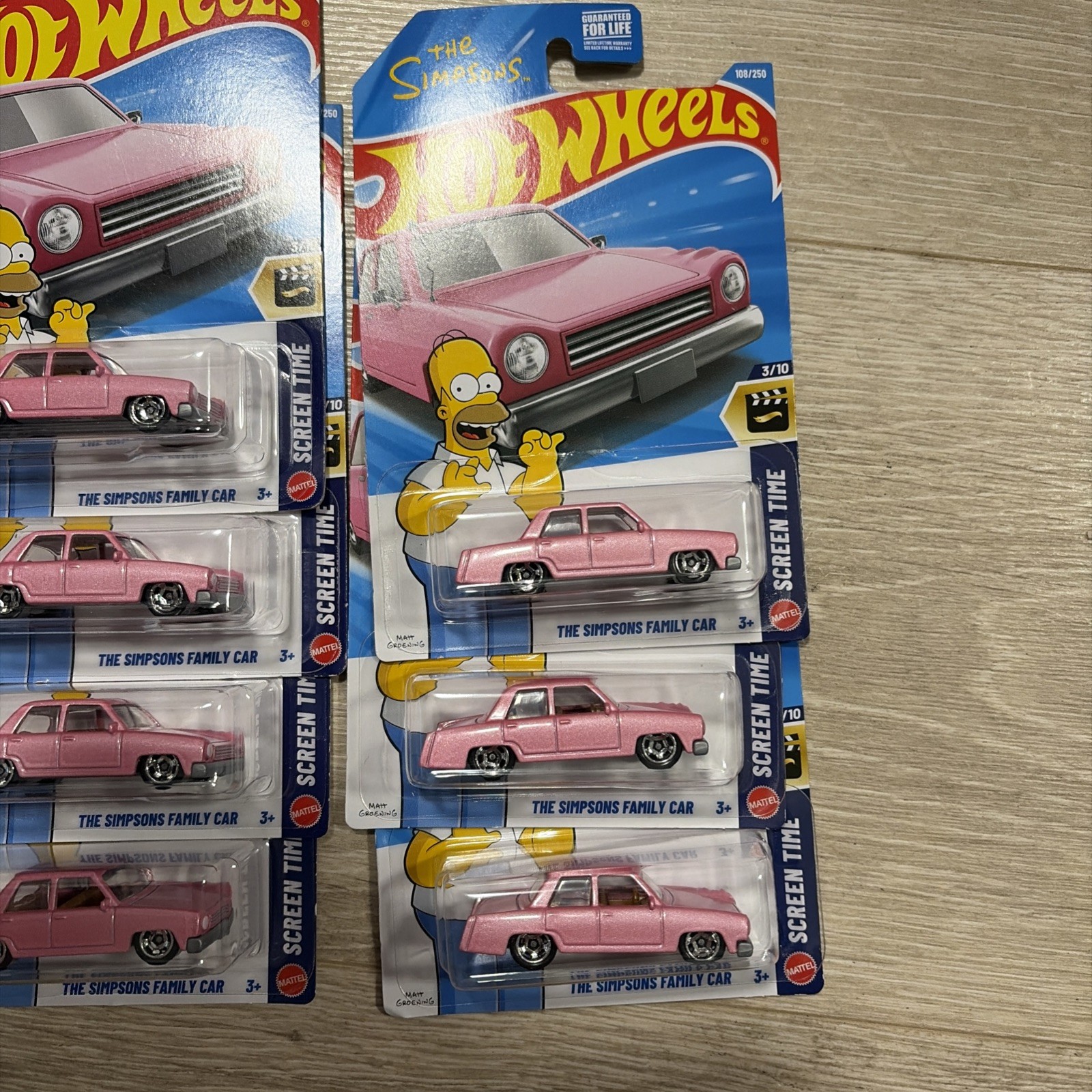 Hot Wheels The Simpsons Family Car 2026 Case E -F Lot Of 10