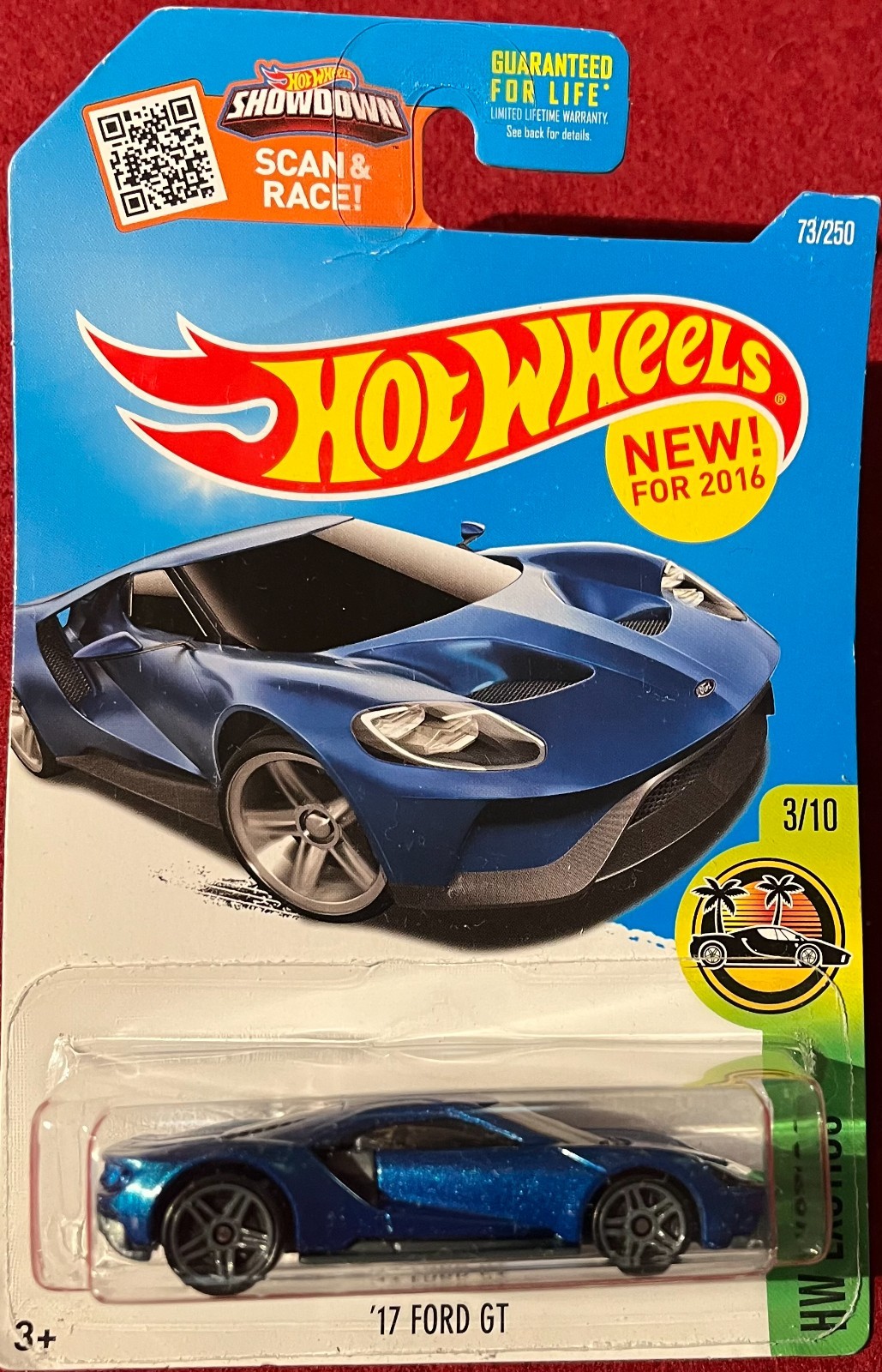 HOT WHEELS EXOTICS ’17 FORD GT BLUE 73/250. SEE COMBINED OFFERS!