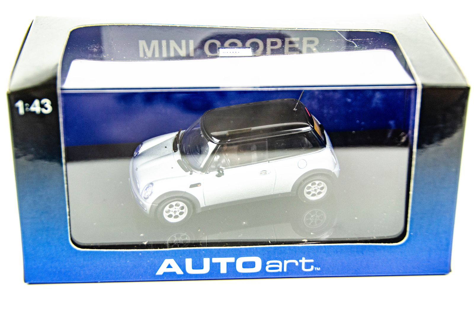 AutoArt 1/43 Mini Cooper Silver Diecast Model Car