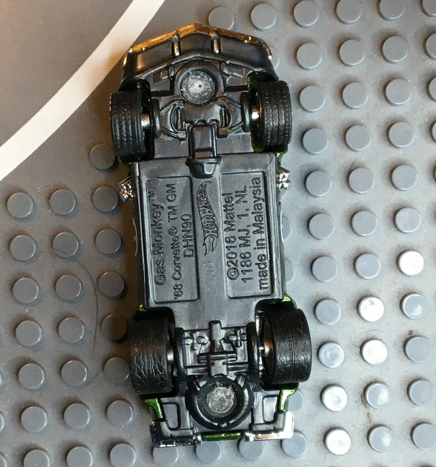 Hot Wheels ’69 CORVETTE Gas Monkey Garage Super CUSTOM Real Riders Wheel Swap