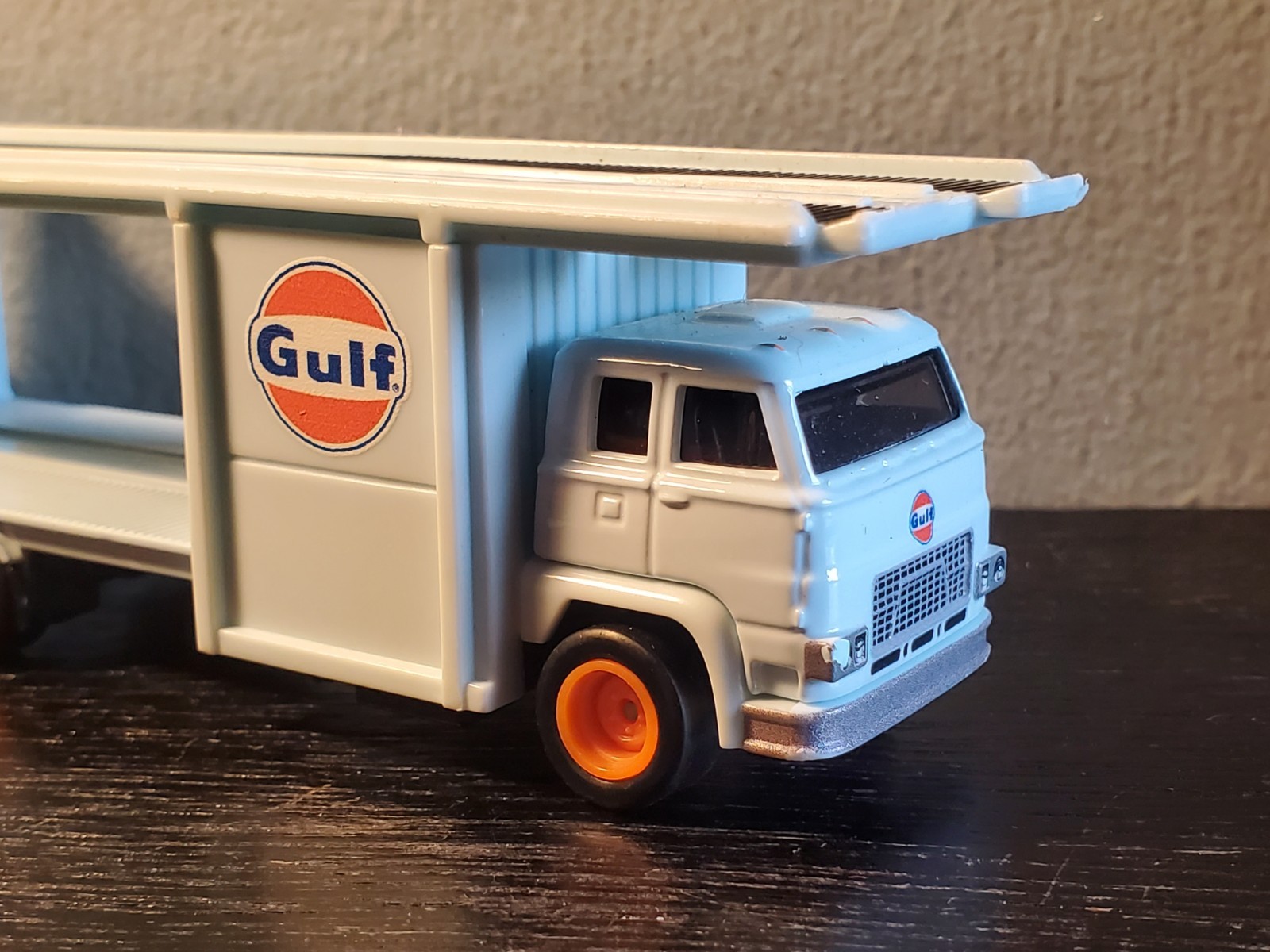 Hot Wheels Team Transport Gulf Second Story Lorry De Tomaso Pantera Gruppo Truck