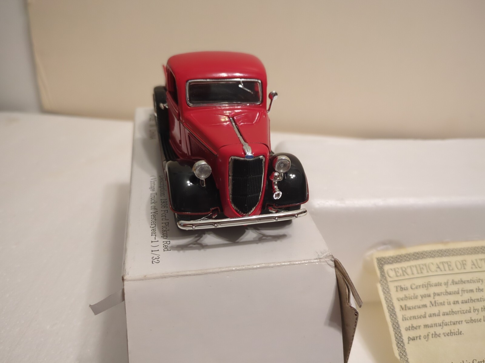 ARKO Mint 1936 Ford Pickup truck, red; Flathead V-8 ½-ton