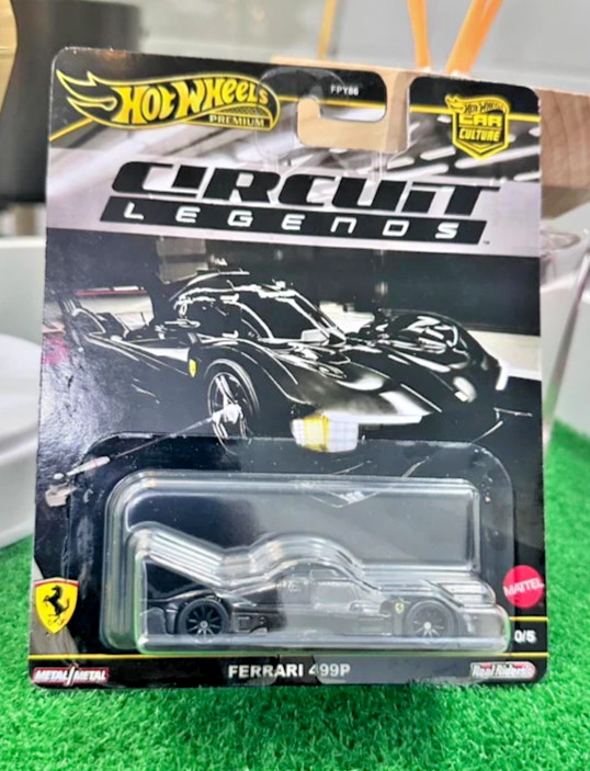 Hot Wheels Ferrari 499P Circuit Legends CHASE Premium Rare Custom + Protector