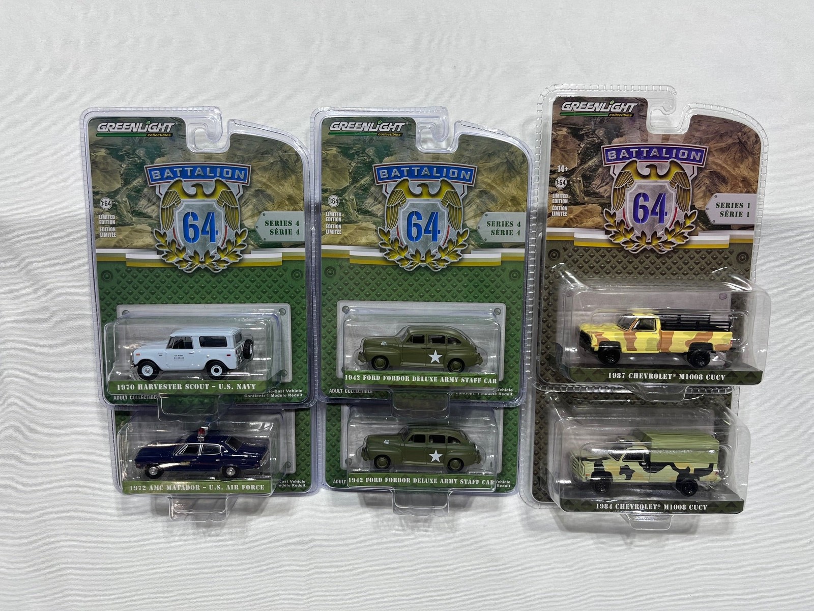 # 01224 – 1:64 GL Military Lot – 6 Pcs.