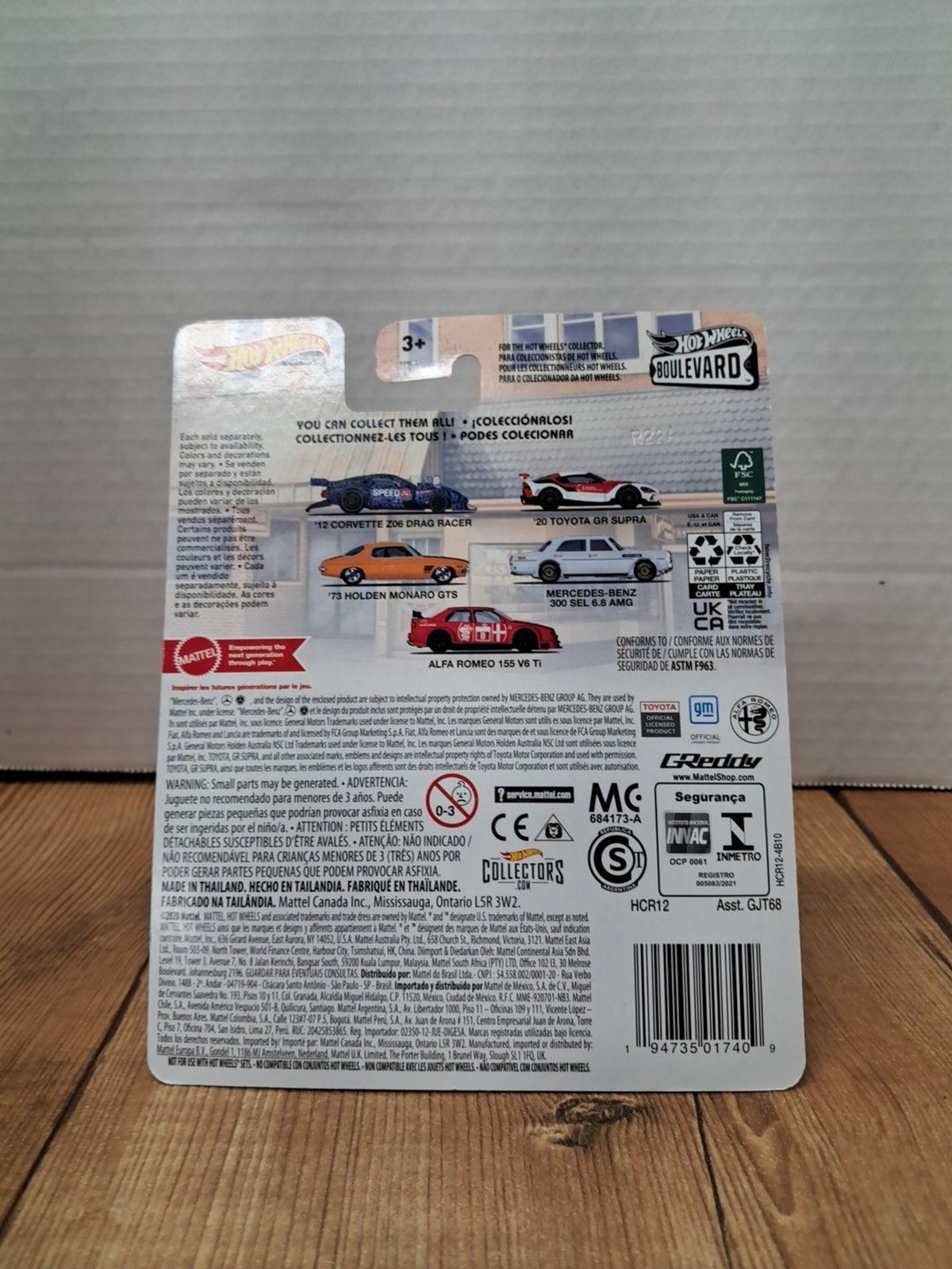 Hot Wheels Corvette Z06 Drag Racer Boulevard #51 Blue.