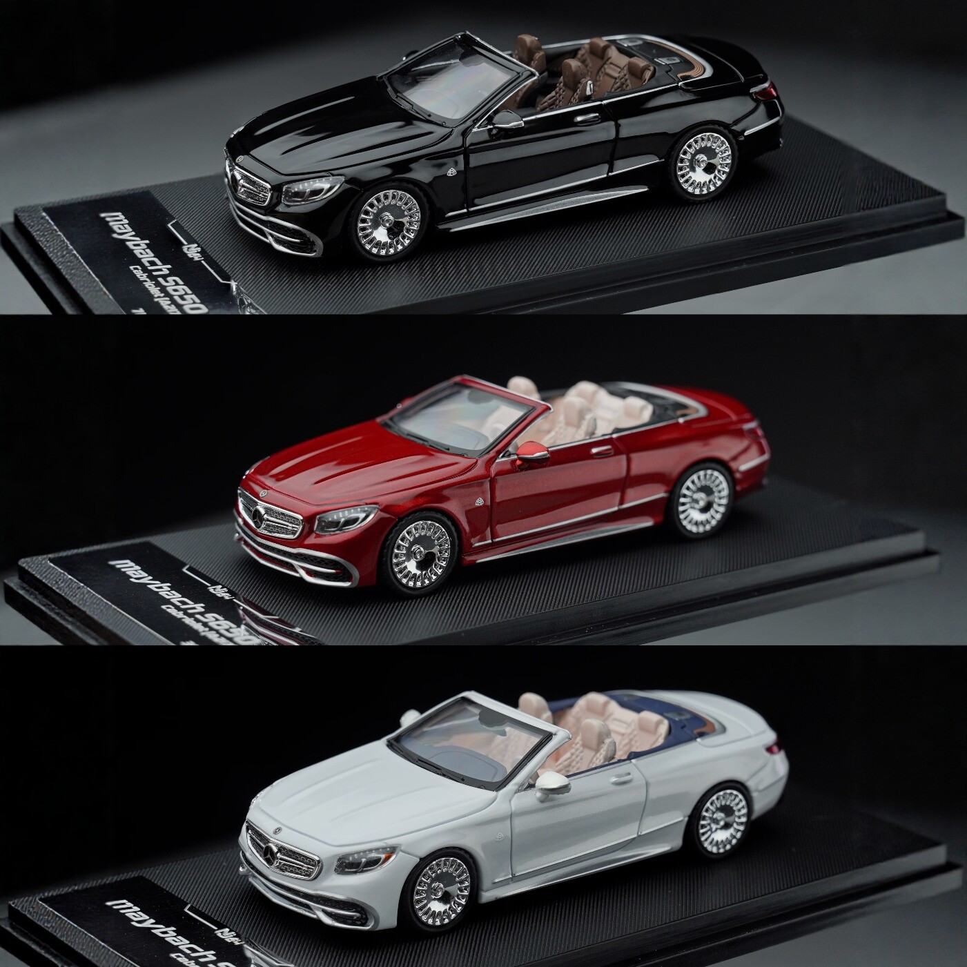 NJ64 Mercedes-Benz Maybach S650 Cabriolet(A217) 1/64 Diecast Model Car