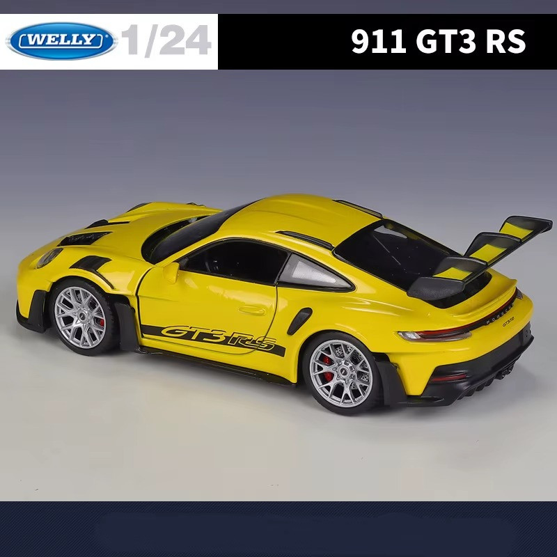 1:24 PORSCHE 911 GT3 RS Alloy Diecast Racing Car Model Sound/Light Toy Gift NEW