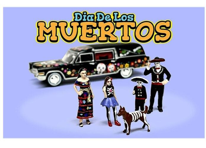 1/64 American Diorama 5 pc. Dia De Los Muertos Figure Set – MiJo exclusive