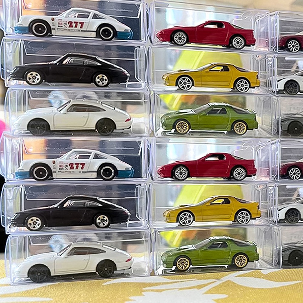 100-500x 1:64 Clear PET Display Box Case For Diecast Model Toy Car Protector