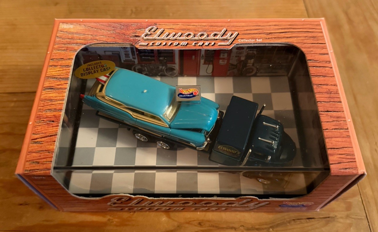 1997 Hot Wheels Collectibles Elwoody Custom Cars 2 Vehicle Set Limited Edition