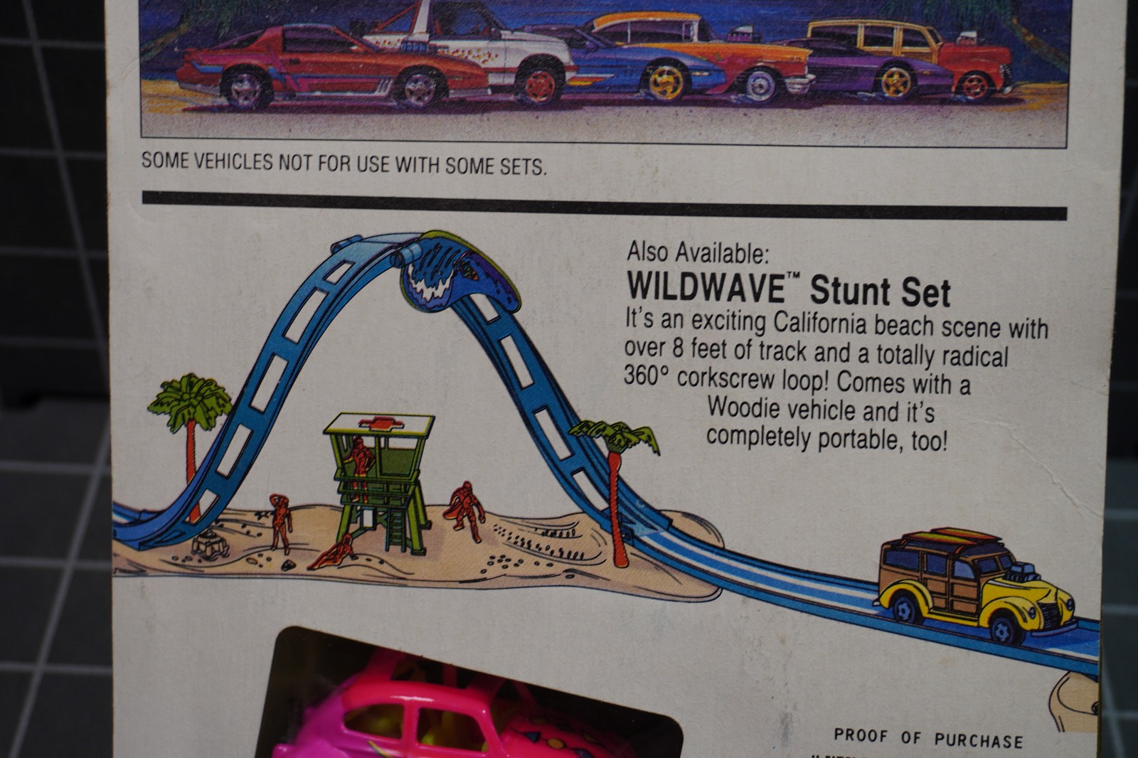 Hot Wheels – 1989 California Custom – #1238 VW BAJA BUG – Pink – NIB