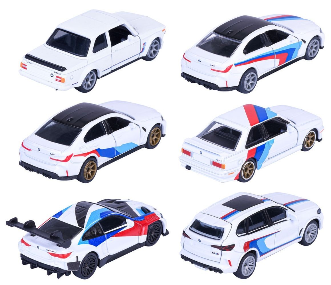 Majorette 1:64 BMW M Sport Series Deluxe Cars Full Set of 6 Models NEW UK Stock