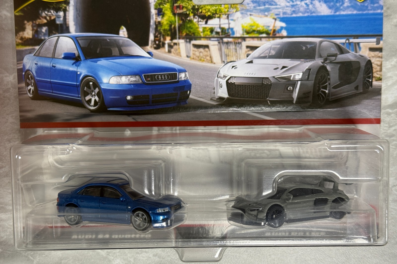 2024 Hot Wheels Car Culture 2 Pack Audi S4 Quattro & Audi R8 LMS , Free Shipping