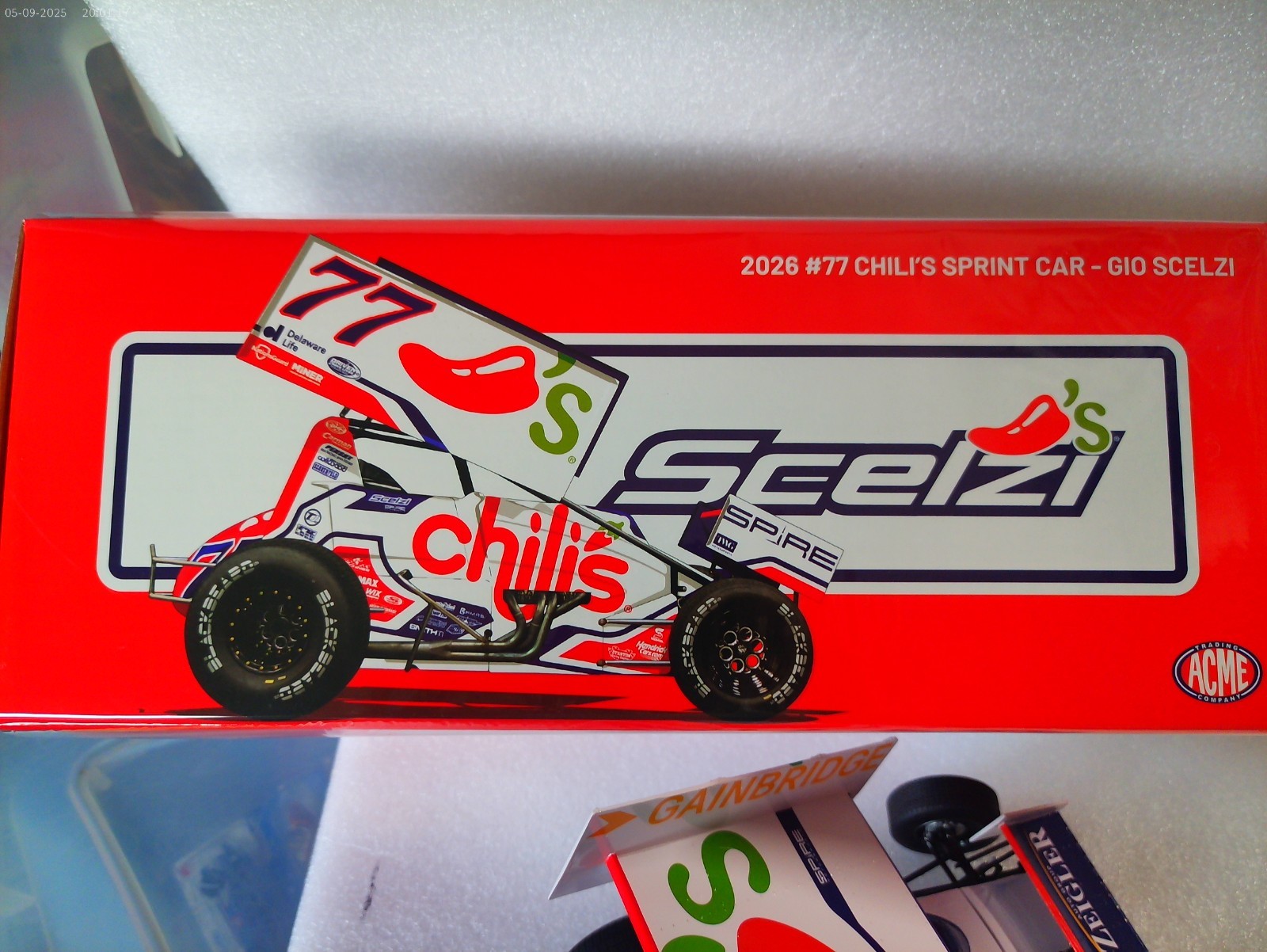 2026 GIO SCELZI CHILI’S STIRE GAINBRIDGE 1:18 ACME HIGH LIMIT RACE CAR A1826001