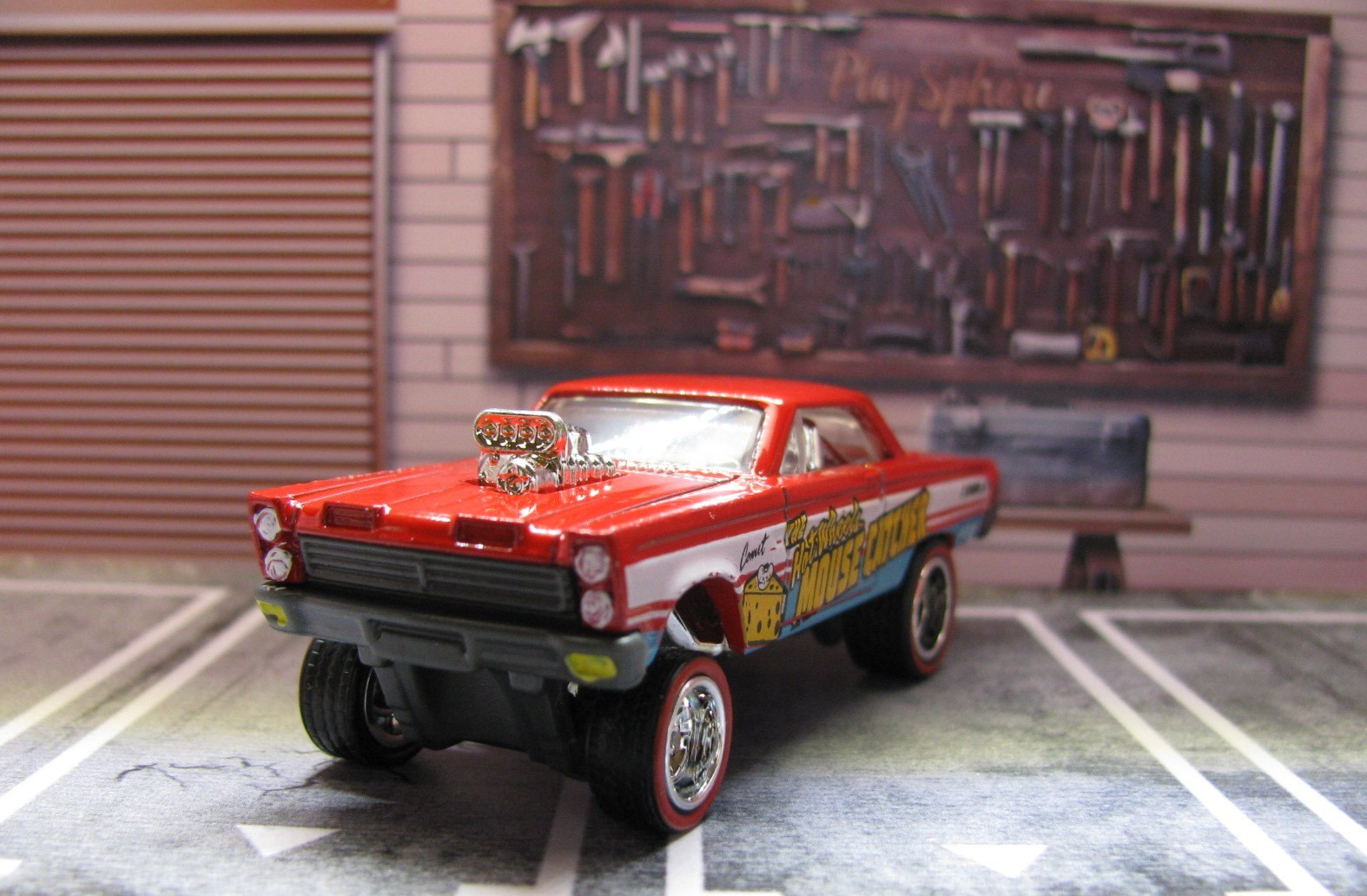 2025 Hot Wheels ’65 Mercury Comet Cyclone Gasser, w/Real Riders Wheel Swap