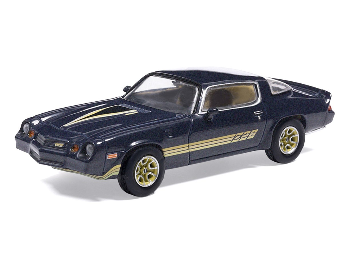1981 CHEVROLET CAMARO Z28 DARK BLUE 1/64 DIECAST MODEL CAR BY IXO IA64018
