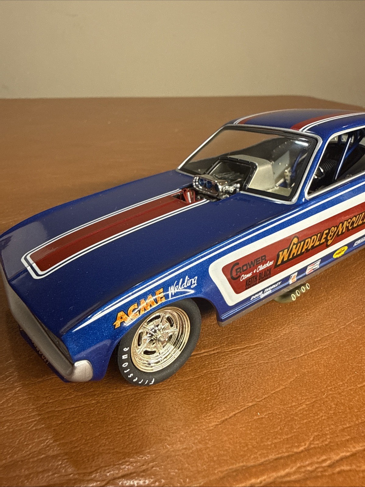RARE 1320 THE FLOPPERS 1971 PLYMOUTH CUDA “WHIPPLE & McCULLOCH” 1:24 SCALE