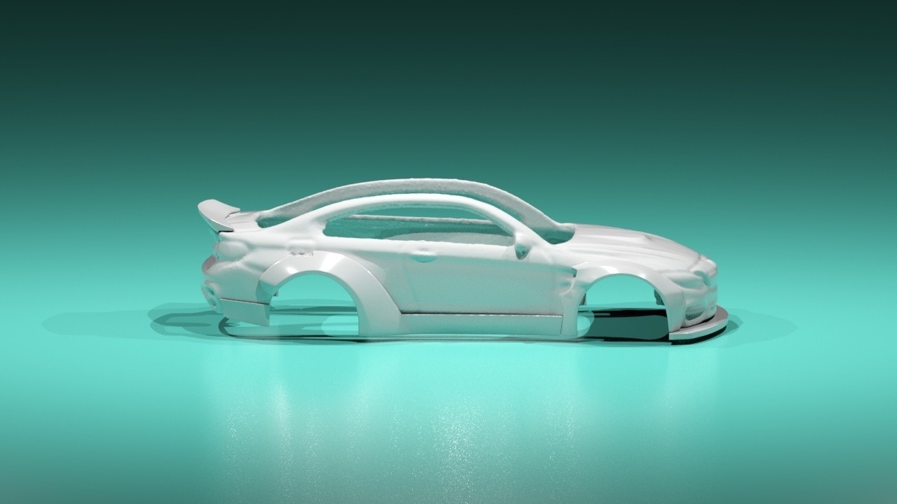 Liberty Walk Style Wide Body Kit for Hot Wheels BMW M4 – Resin – 3d Printed