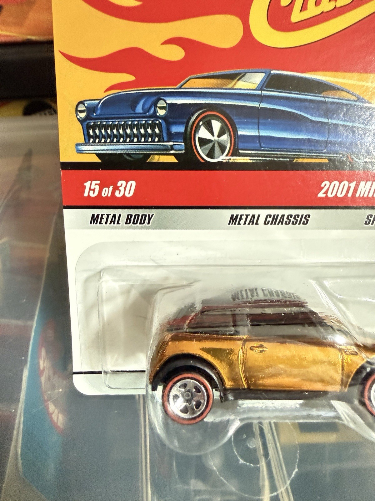 Hot Wheels Classics Series 5 2001 Mini Cooper, Gold, BP