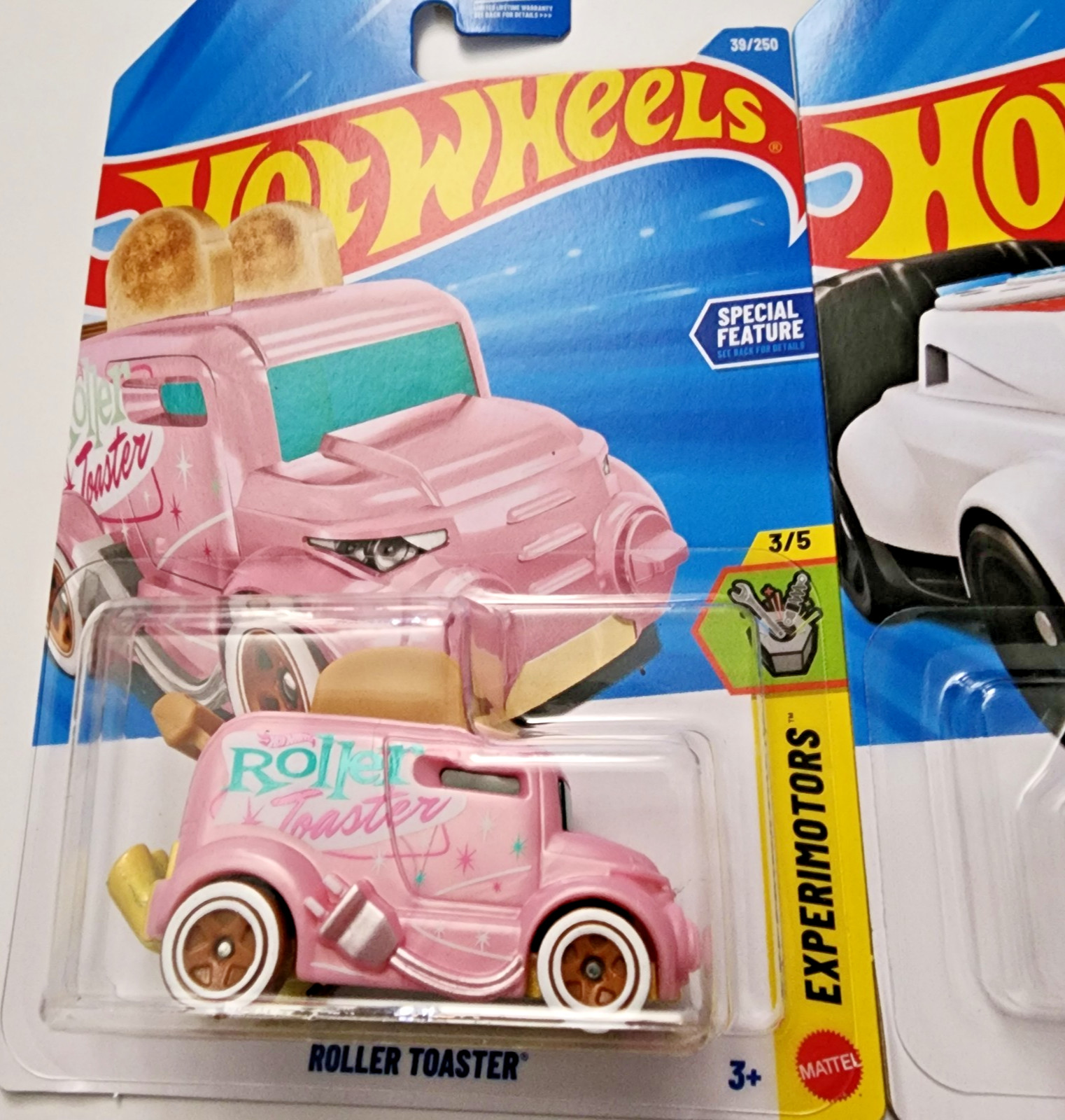 Hot Wheels Roller Toaster & Quick Chat Mattel – 2 Car Lot – New