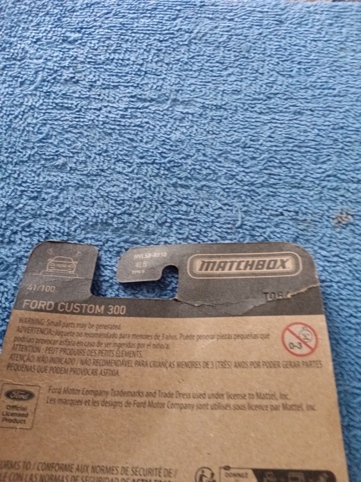 MATCHBOX 1957 FORD CUSTOM 300 IN BLUE #41/100