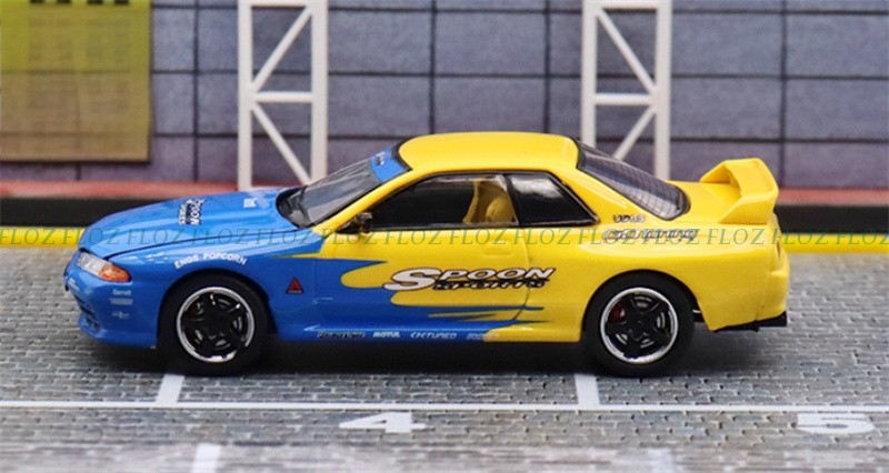TIMEMICRO Nissan GTR R32 Z-Tune SPoon coating LTD 999PCS ONLY 1:64 Car Model