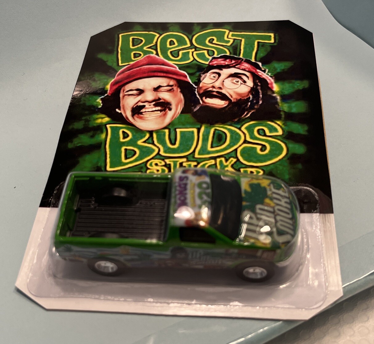 Hot Wheels JC Whitney Ford Truck it’s A Custom Real Riders Cheech & Chong