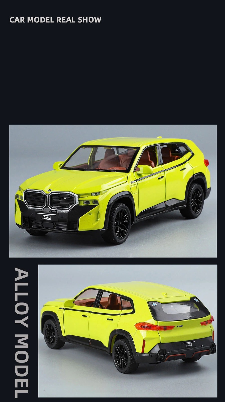 1:32 The XM SUV Alloy Sports Car Model Diecast Metal New Energy Car Vehicles Mod