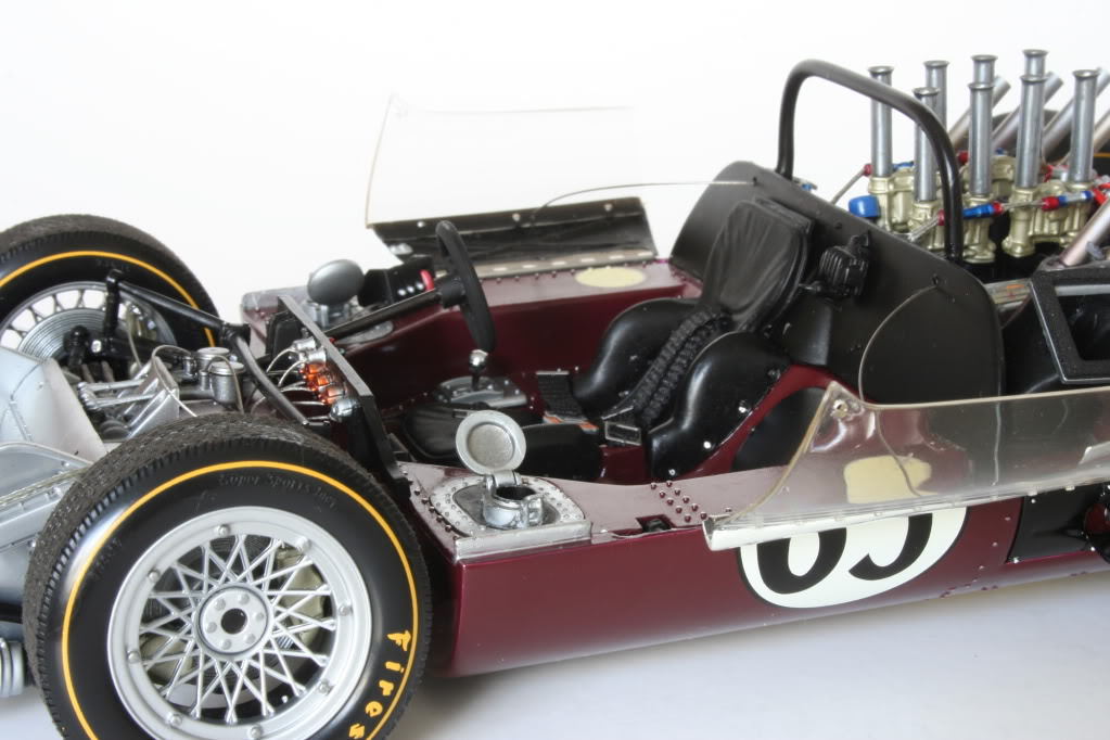 Race Car with55Chevy57Corvette Engine1:18CustomBuilt1967Racing12Concept24Classic