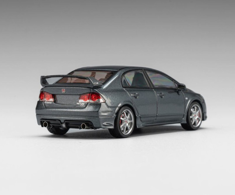 MT 1/64 HONDA CIVIC FD2 MUGEN RR W/Interior/Engine Model Car -GREY-#MT6411A2