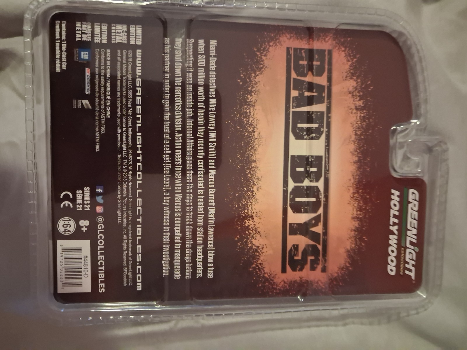 Greenlight Hollywood Bad Boys 1:64 1968 Chevrolet Camaro Gray Diecast Unopened