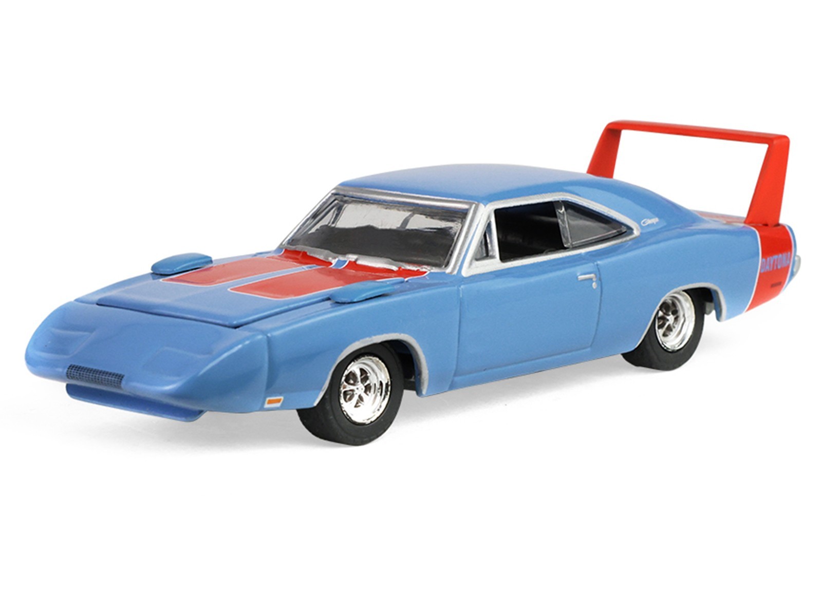 1969 DODGE CHARGER DAYTONA BLUE “AMERICA 250” 1/64 DIECAST BY GREENLIGHT 28180 F
