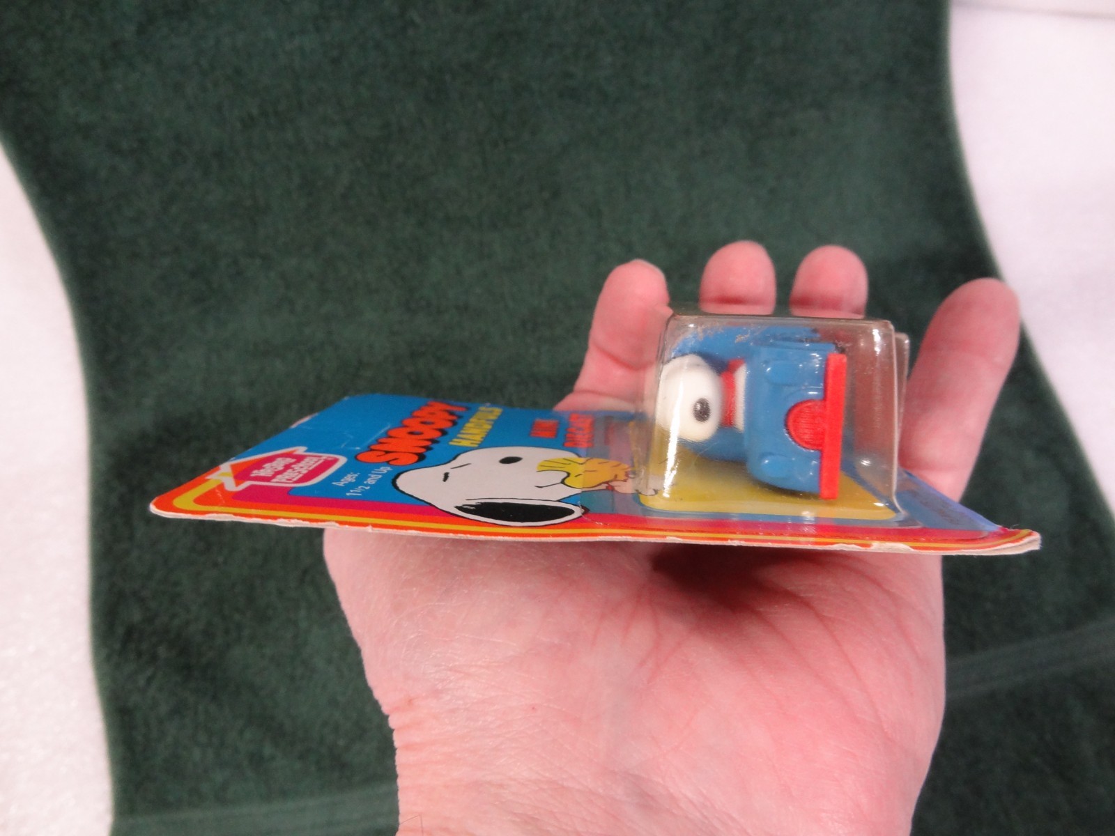 Vintage New NIB HASBRO SNOOPY Handfuls Mini Diecast MAIL TRUCK 1965 Hong Kong