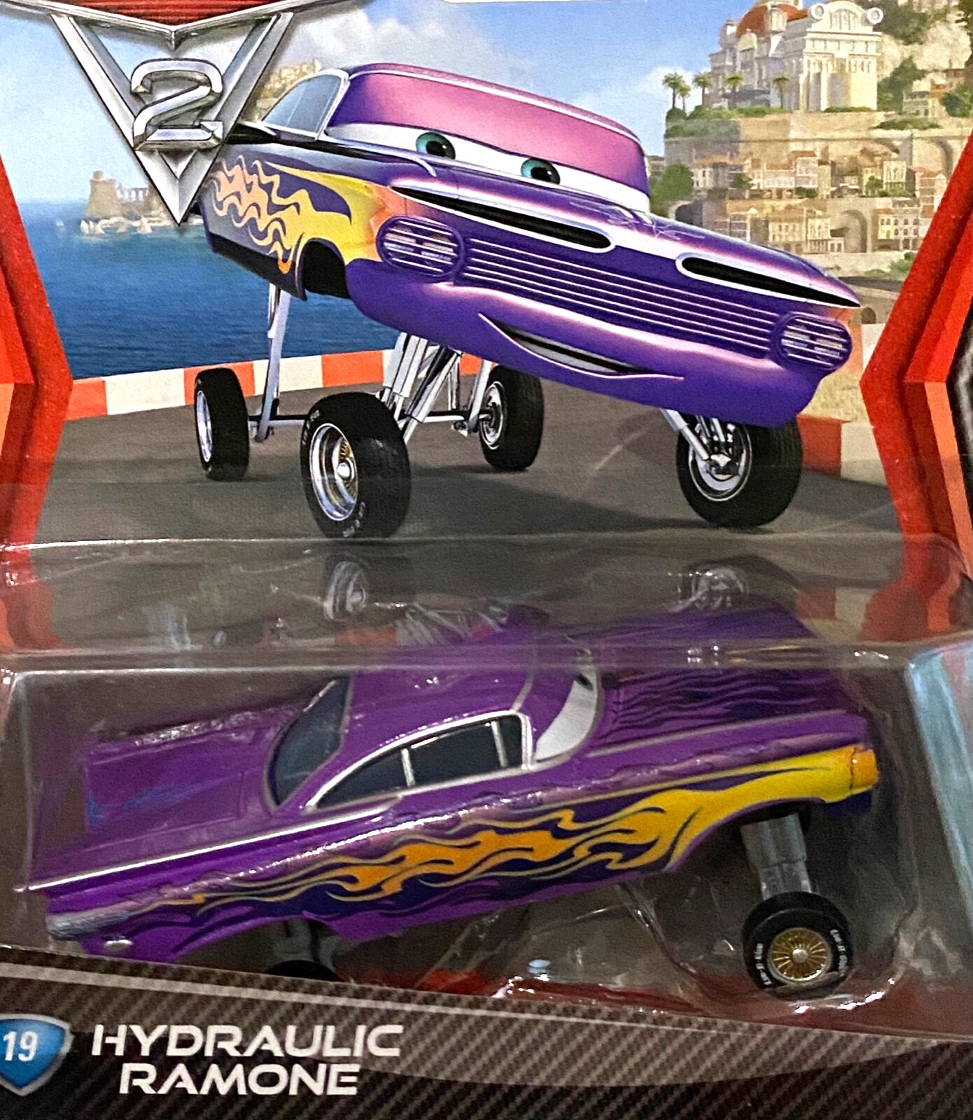 DISNEY PIXAR CARS “HYDRAULIC RAMONE”, NEW IN PACKAGE, SHIP WORLD WIDE