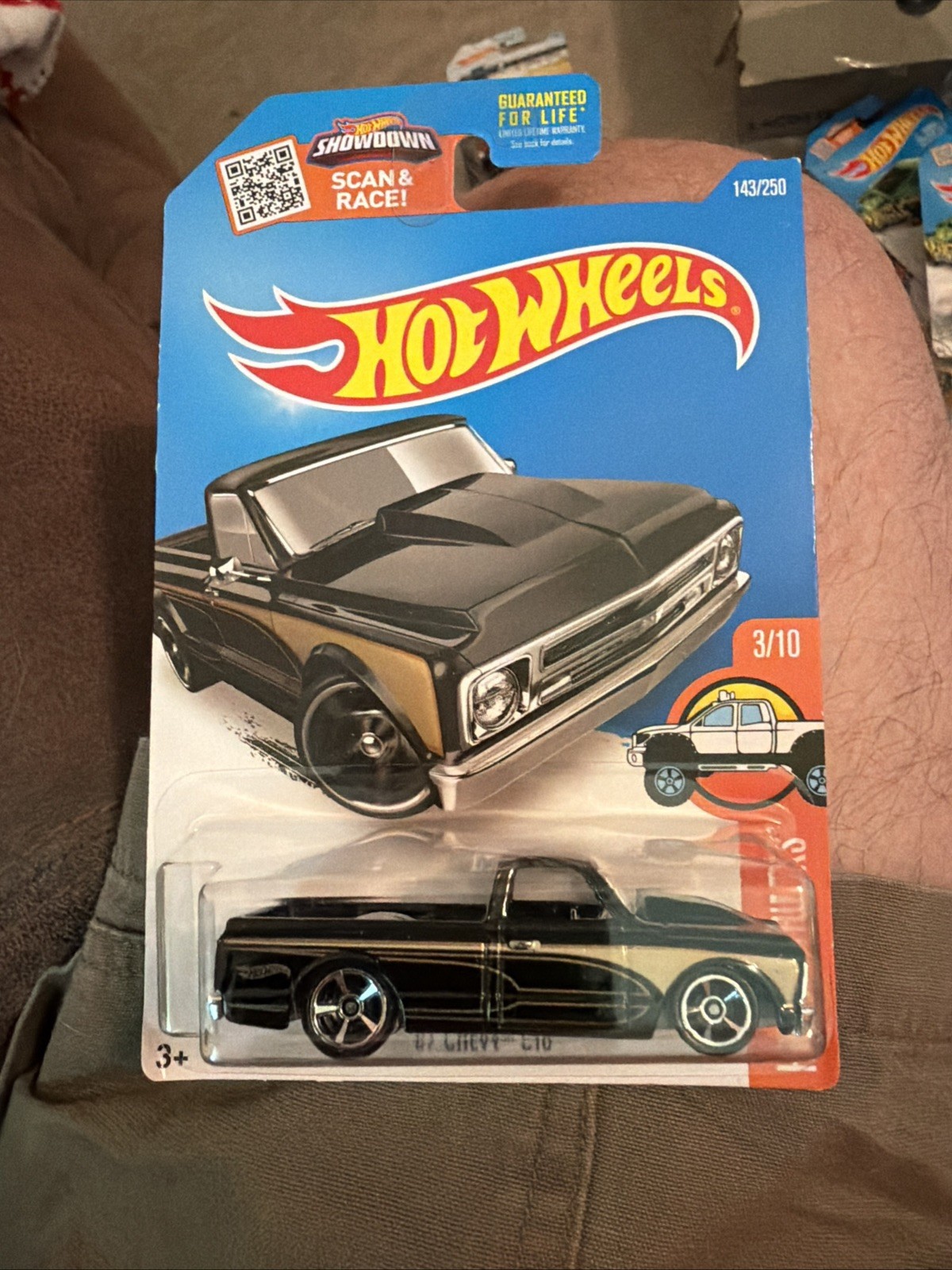 Hot Wheels ’67 Chevy C10 Pickup Truck 1:64 Scale Black New 2015 HW Hot Trucks