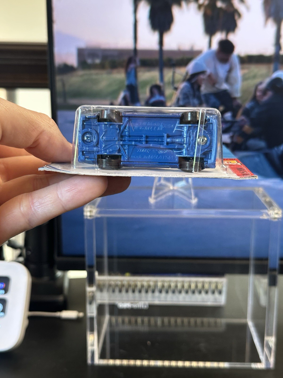 Nissan Skyline 2000 GTR Blue Hotwheels 2017 Then & Now