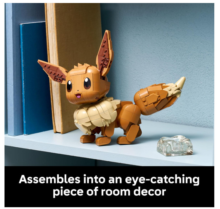 LEGO Pokémon Eevee – Collectible Building Set for Adults, Ages 18+ – Posable Pok
