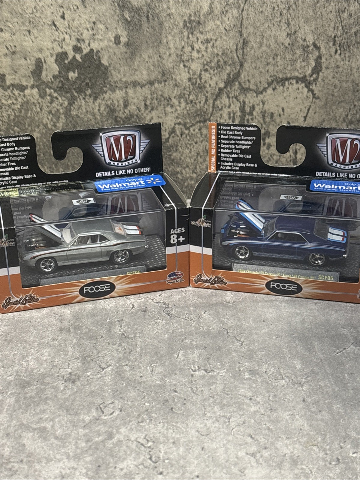 M2 Machines 1969 Chevrolet Camaro Foose 2 Car Lot 1/64