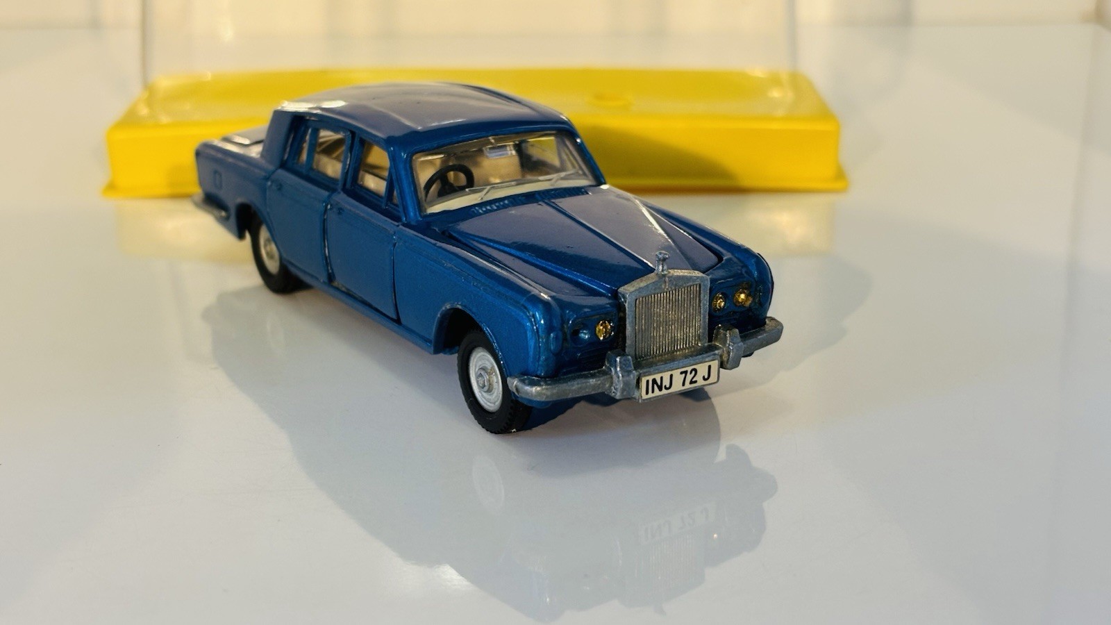 Dinky Toys #158 Rolls-Royce Silver Shadow – Blue – Boxed