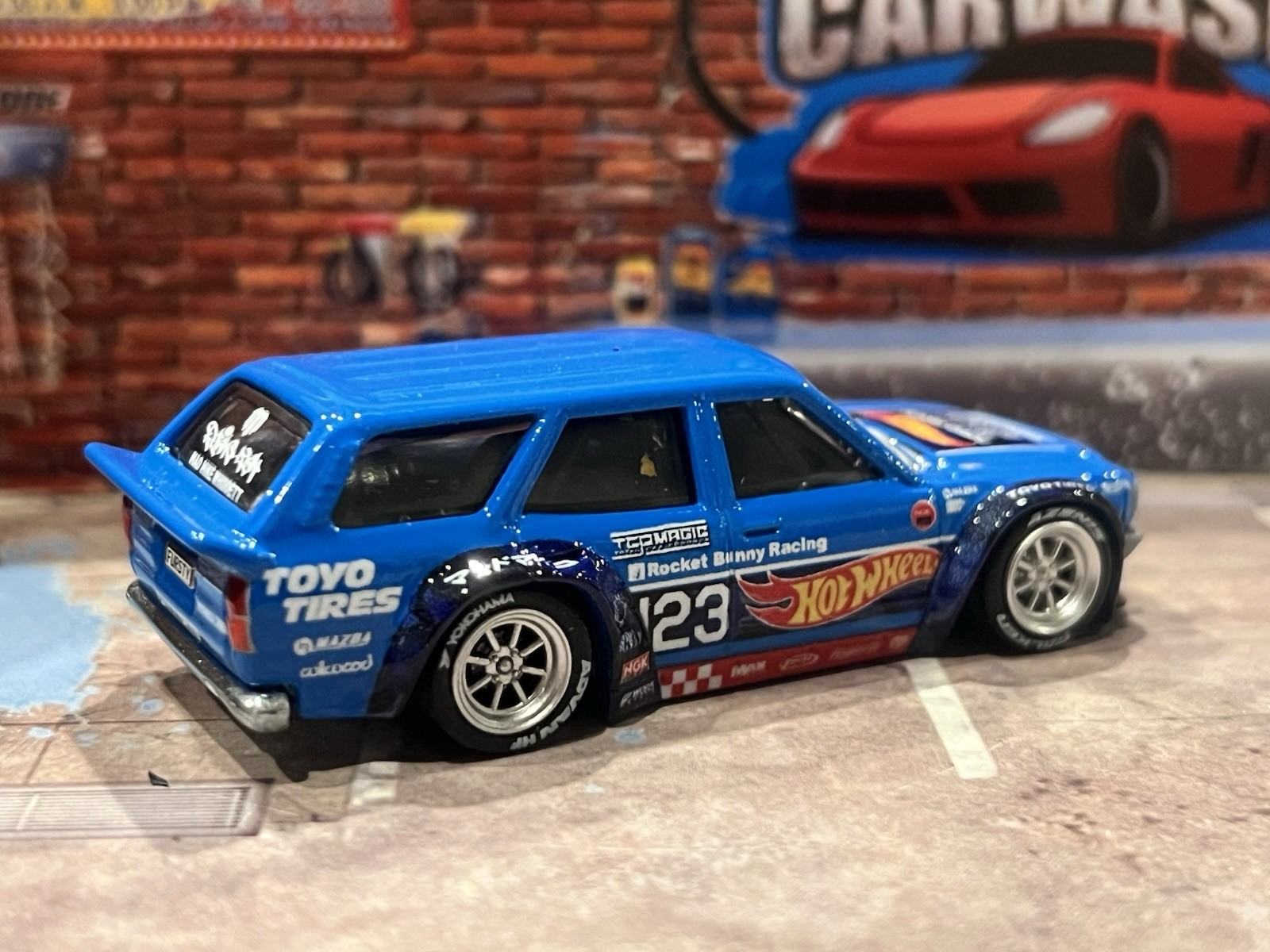 Hot Wheels Mad Mike Mazda RX-3 Wagon Ronin Run 2 Watanabe Wheel Swap Choose
