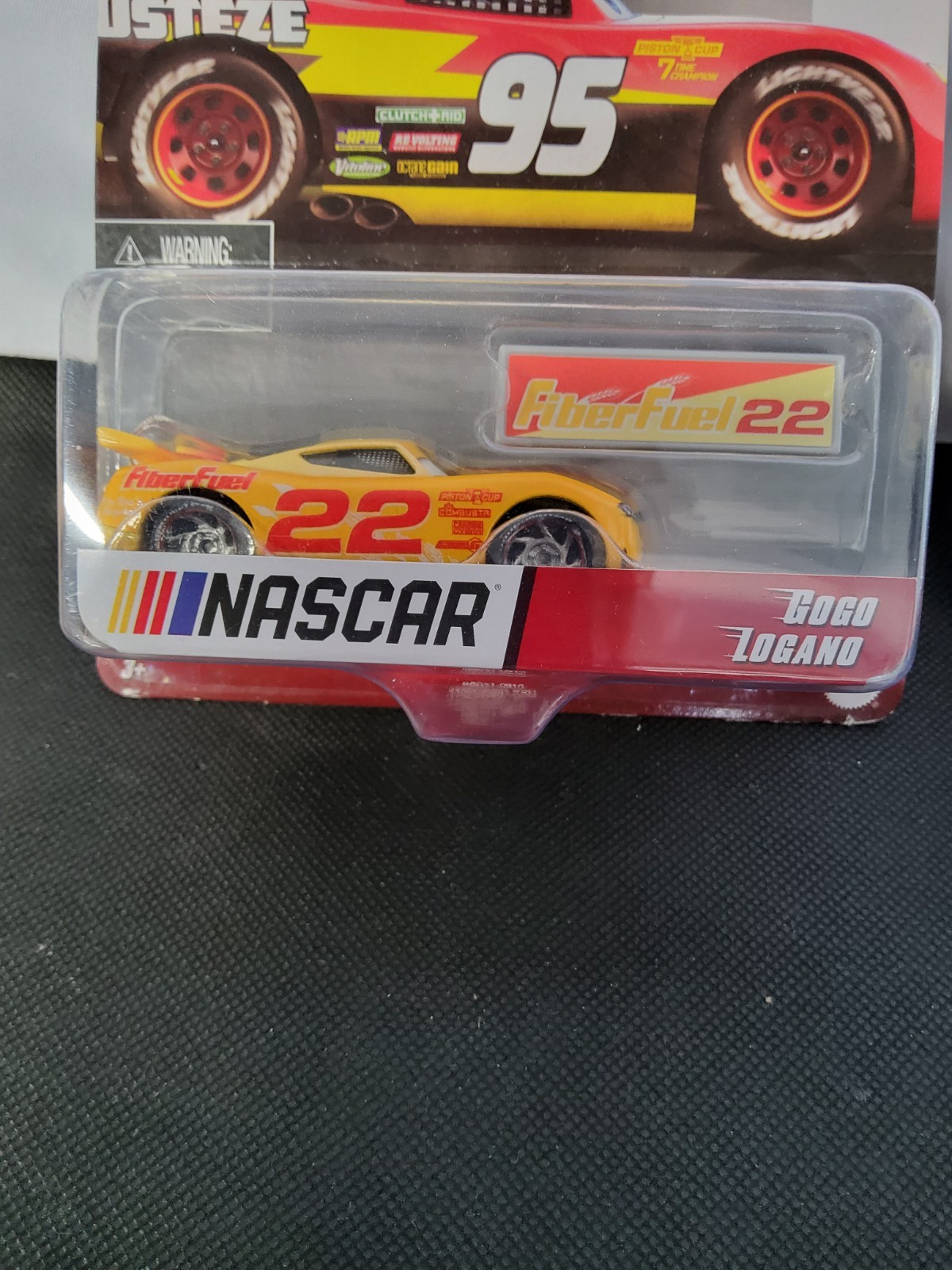 New Pixar Disney Cars NASCAR Gogo Logano William Byrev Metal Series Mattel 24 22