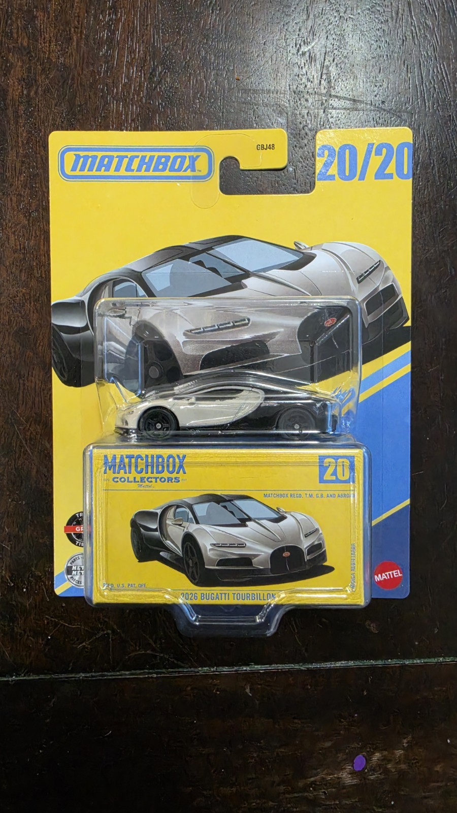 2026 MATCHBOX COLLECTORS BUGATTI TOURBILLON 20/20