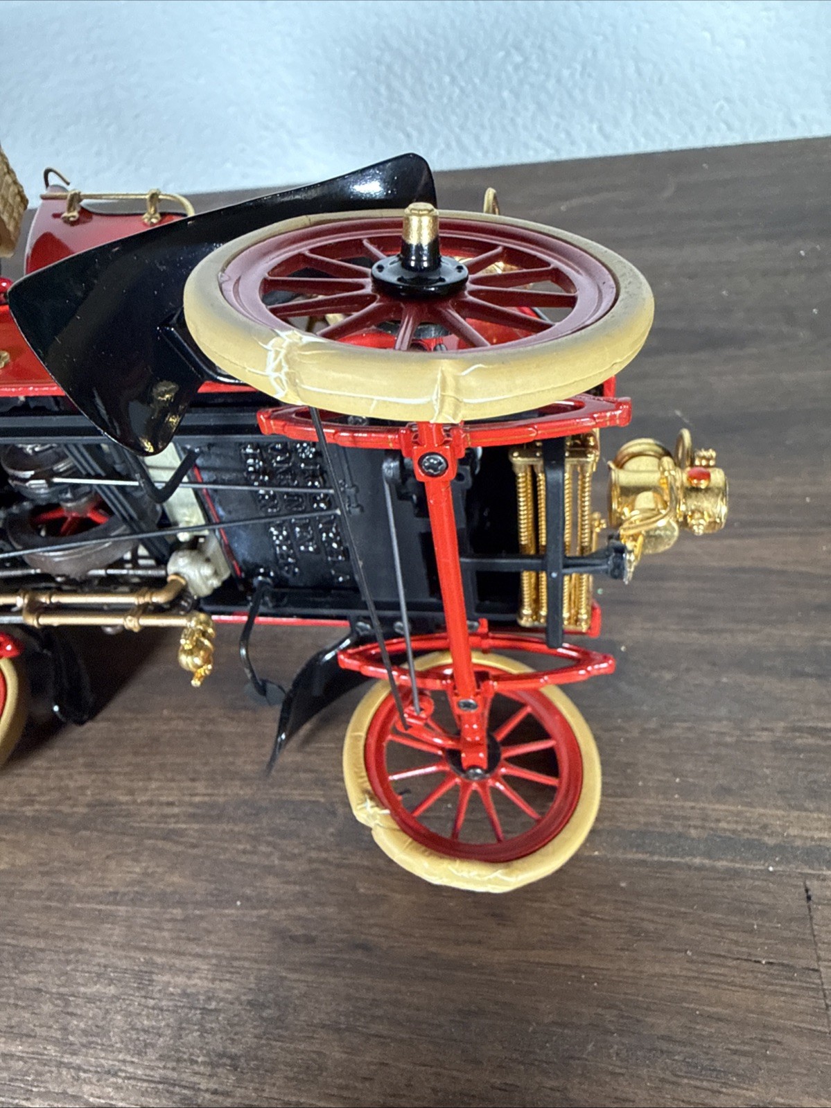 1903 Ford Model A Die Cast By Franklin Mint 1/16 Scale Red, No Box